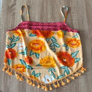 NWT Rachel Zoe Tassel Hem Camisole